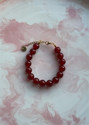 Karneol armbånd Rødbrun By ANTHON
